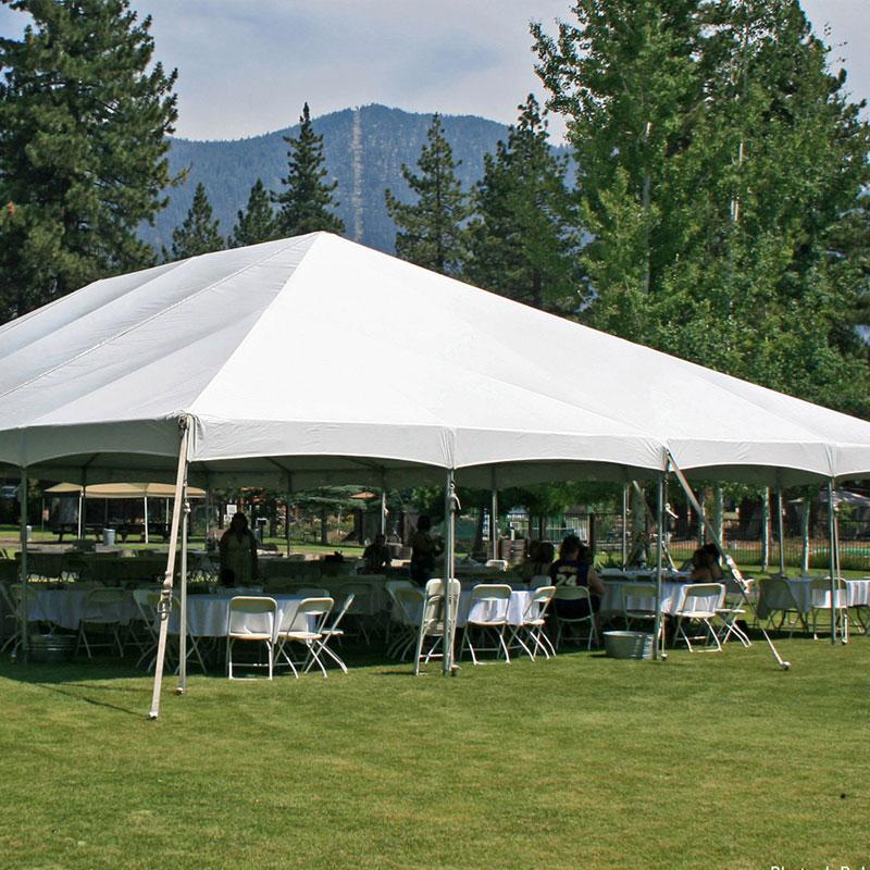 USA 40'x40' Frame Tent Rentals Sky High Party Rentals